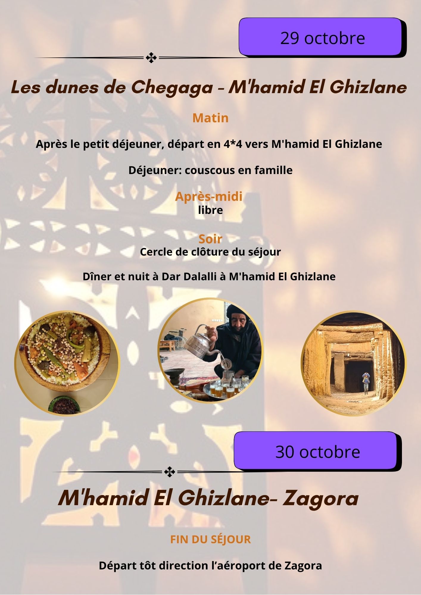 Programme Le cercle de Yamina Linda(3)